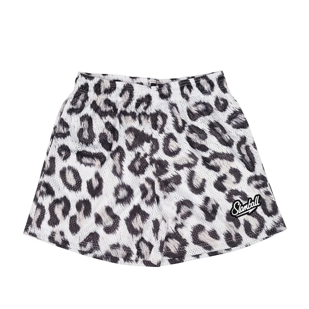 Leopard Print Fitness Training Shorts Men's Sports Pants Basketball