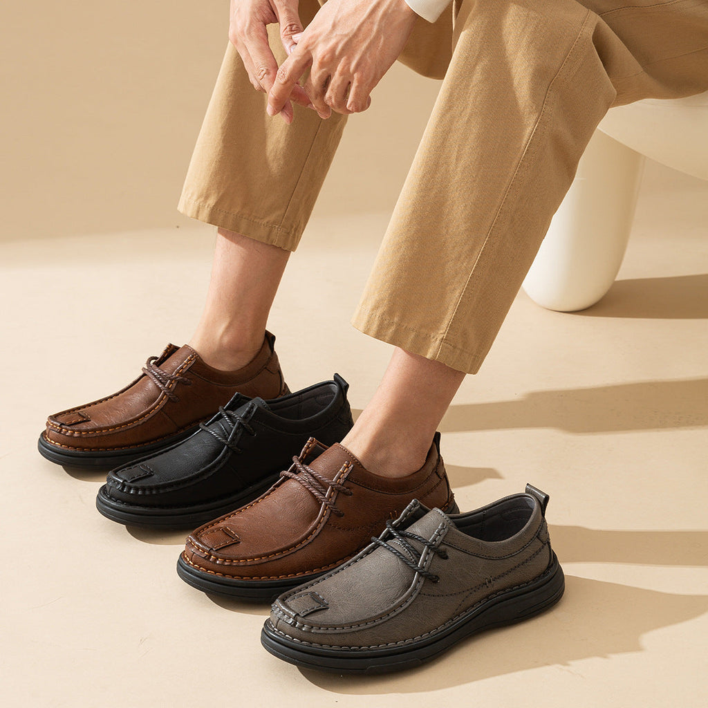 Business Casual Shoes Formal Wear Soft Bottom Lace Up Low Top