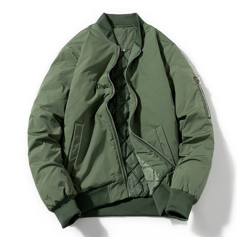 Fashion Personality Men's Warm Pilot Coat