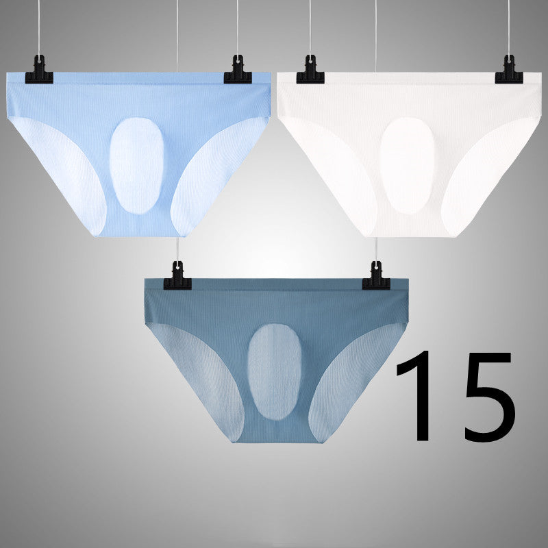 Men's Underwear Ice Silk Briefs