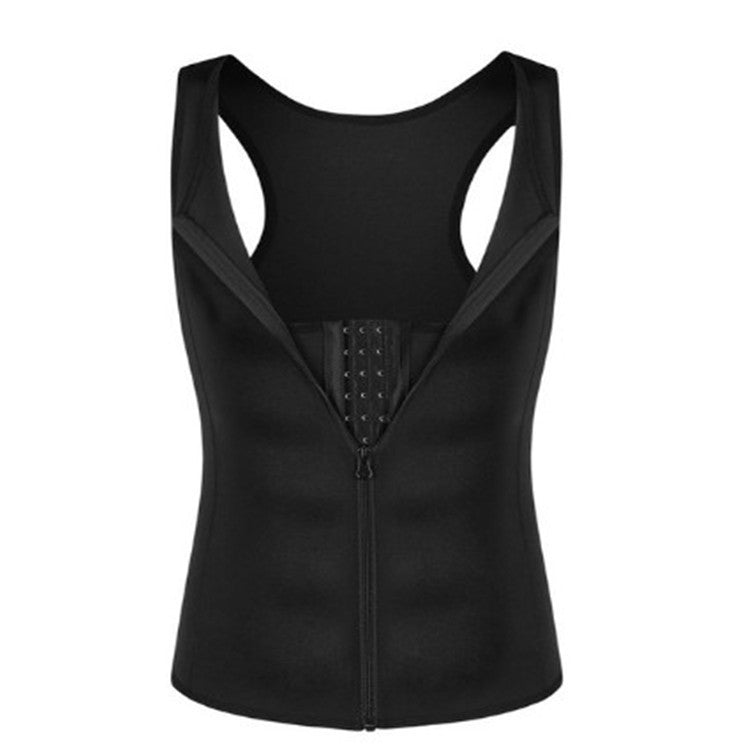 Large Size Men's Sauna Clothes Belly Contracting Vest Sports Vest