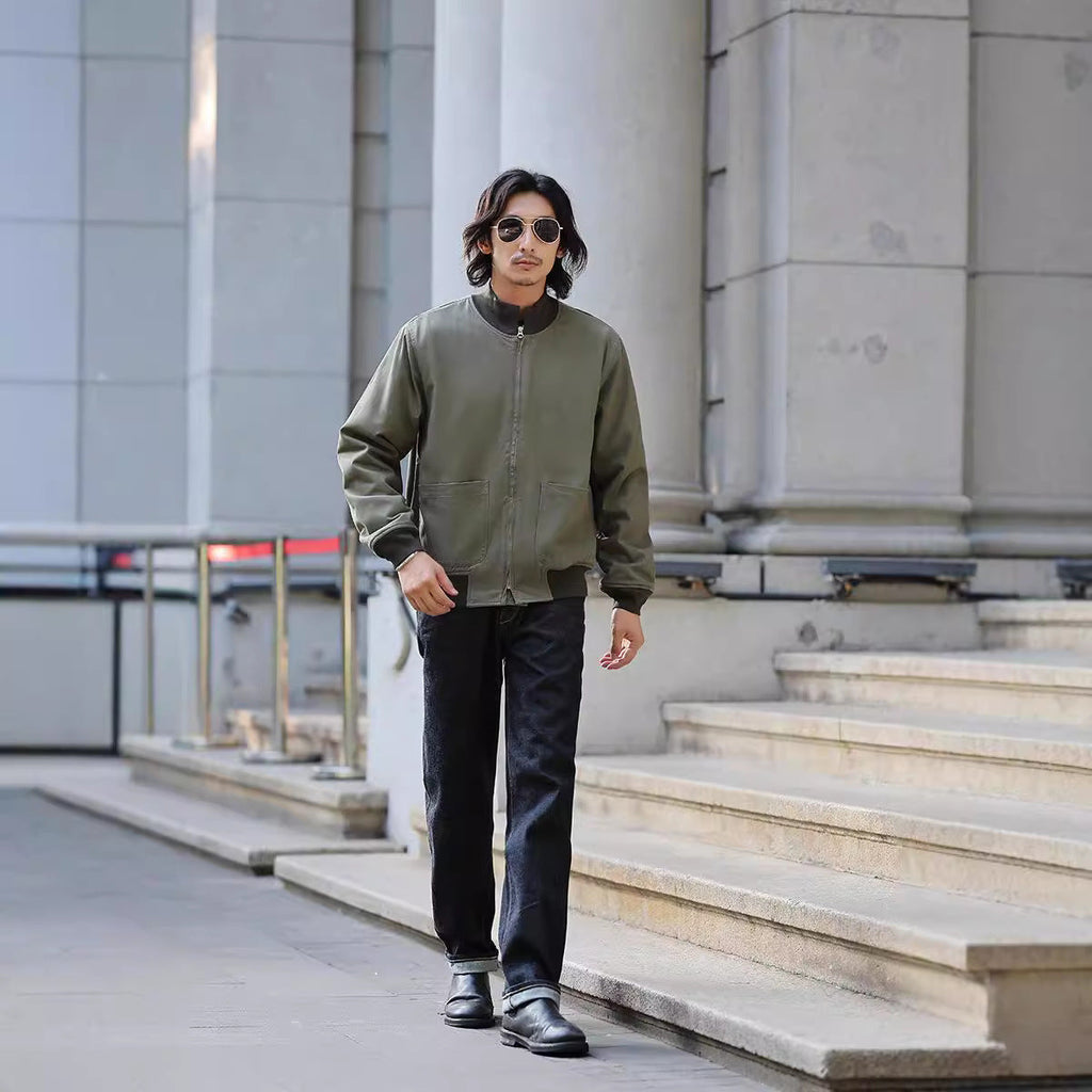 Solid Color Tank Jacket Stand Collar Coat