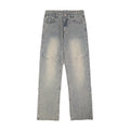 Men's American-style High Street Loose Straight Jeans