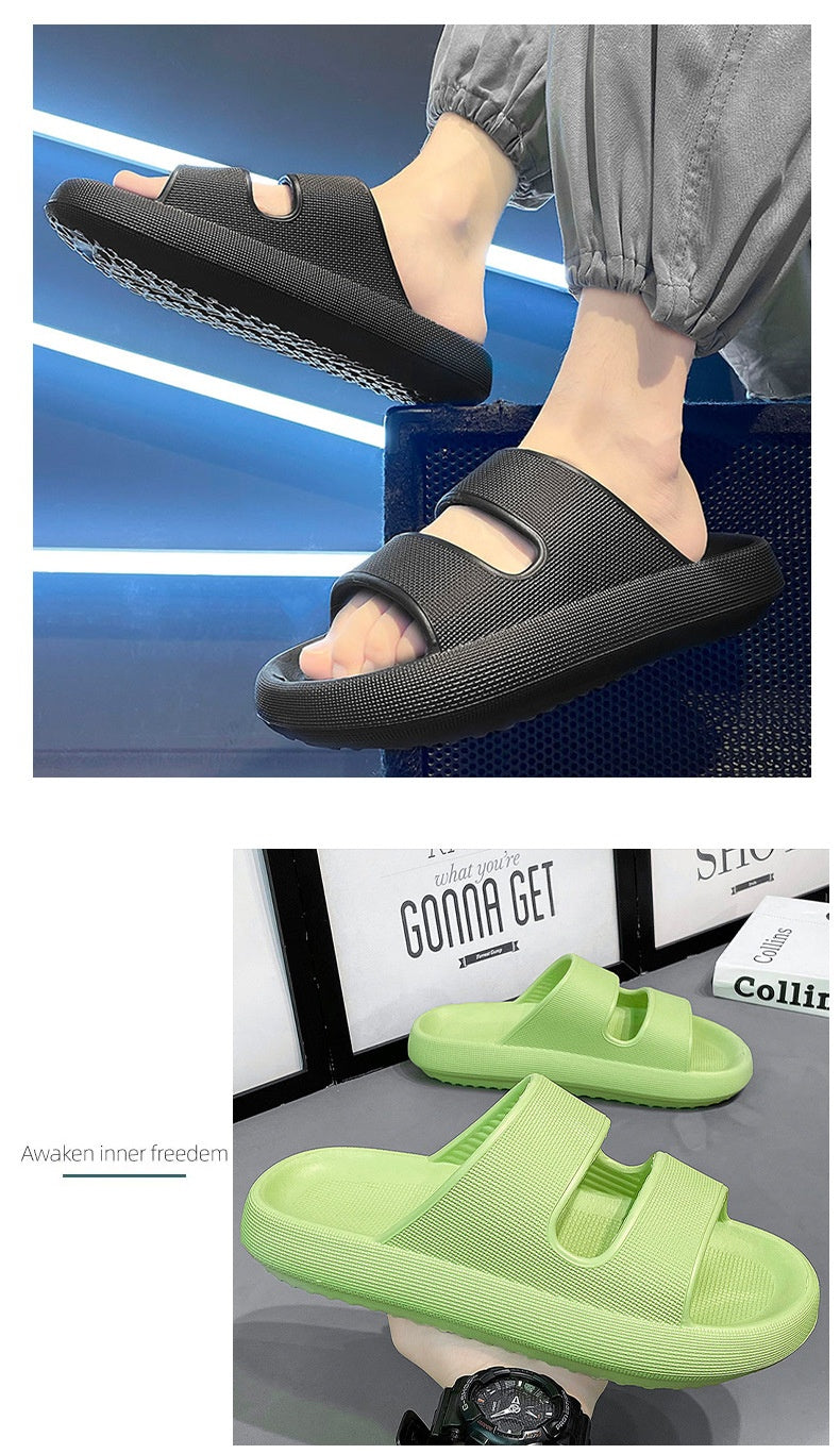 Men's Outdoor Non-slip Sandals Casual Slip-on Feeling Summer Wear Thick Bottom All-matching