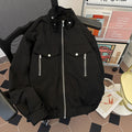 Men's Winter Thickened Velvet Padded Workwear Cotton-padded Jacket Coat