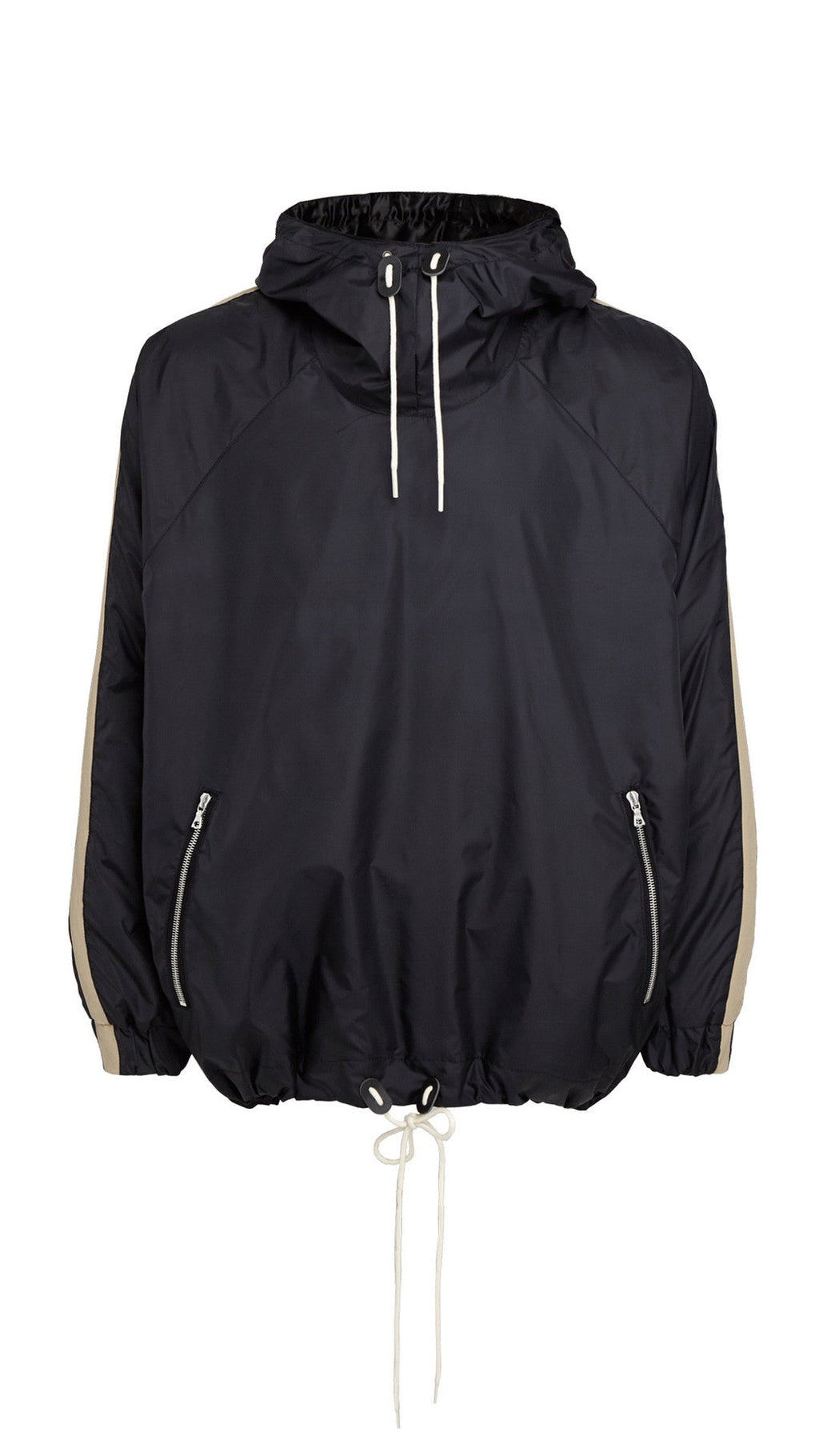 Hooded trench coat