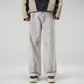 American Street Hip Hop Tie-dyed Washed Jeans Men