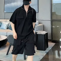 Loose Short Sleeve T-shirt Shorts Two-piece Set