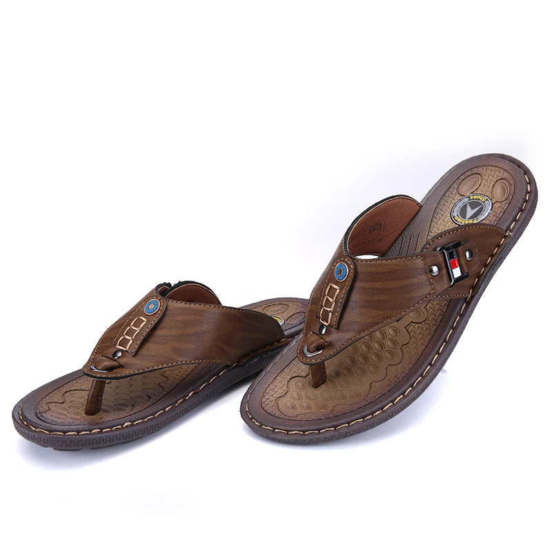 Non-slip sandals on the beach