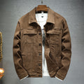 Handsome Korean Style Slim Fit Denim Coat For Men