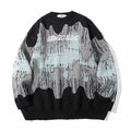 Street Fashion Retro Casual Long Sleeve Pullover Sweater