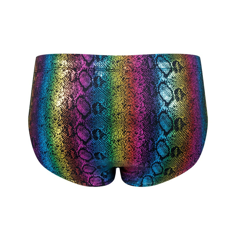 Men's Swimming Trunks Serpentine Rainbow Briefs