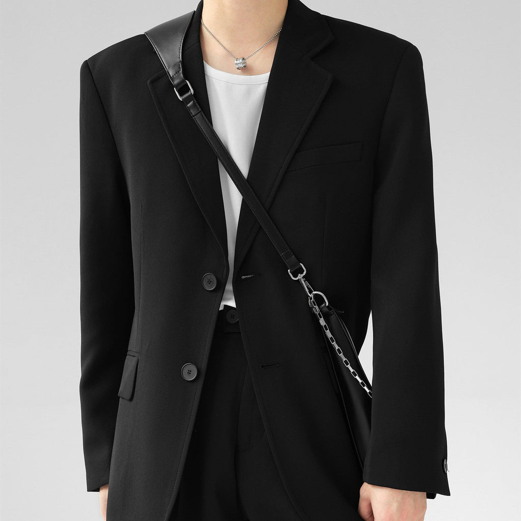 Advanced Abstinence Color Suit Loose Drape