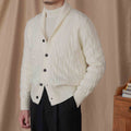 Twisted Flower Cardigan Retro Casual Sweater