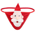Men's Christmas Underwear Sexy Low Waist White Beard Doll