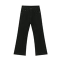 Black Weila Jeans Men's Loose Straight American Style