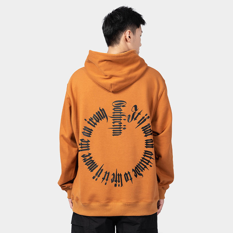 European Hip Hop Gothic Sweater Men's Hoodie