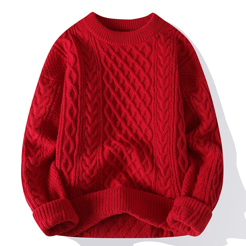 Fashion Personalized Twist Knitwear Men