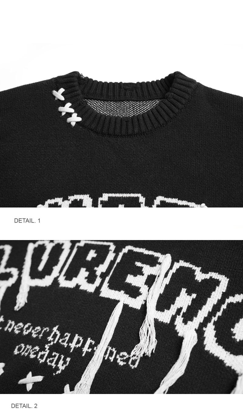 Original Men's And Women's Round Neck Knitted Sweater