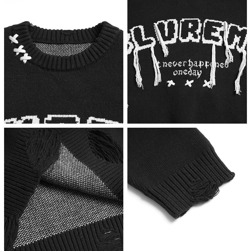 Original Men's And Women's Round Neck Knitted Sweater
