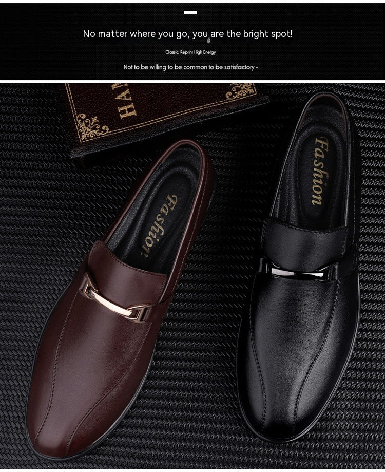 Fashion Casual Leather Shoes Versatile