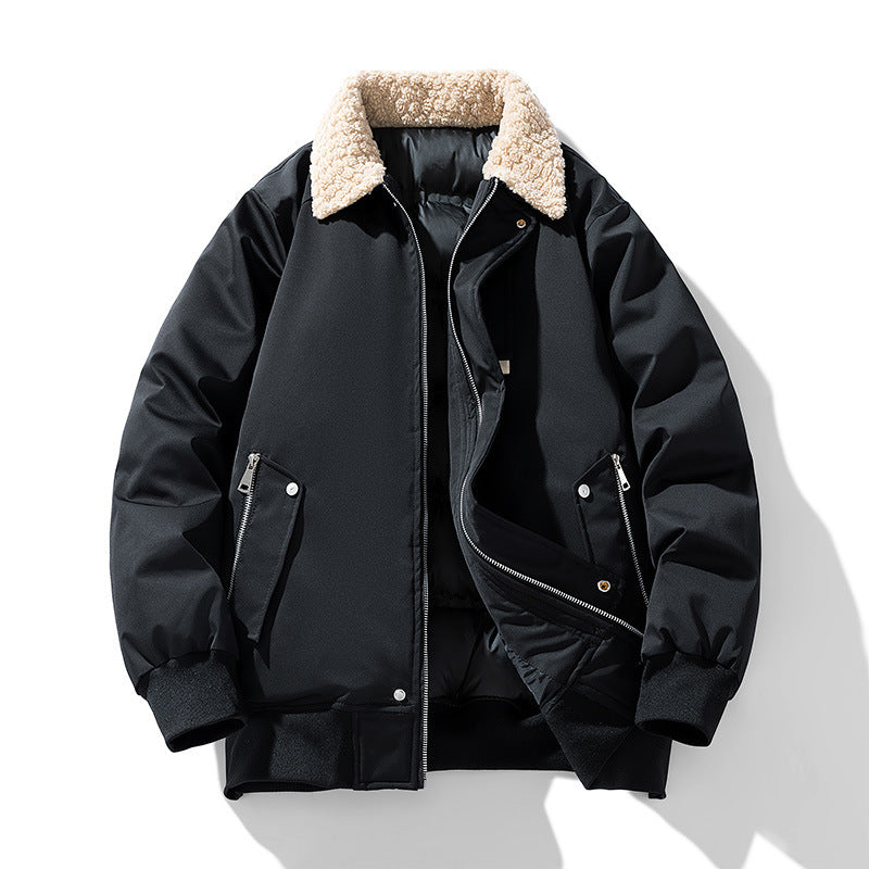 Hooded Thickened Thermal Men's Coat