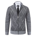 Men's Casual Slim-fit Stand Collar Sweater