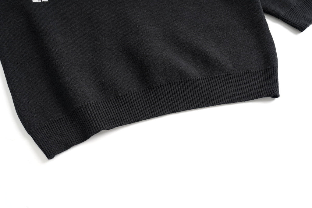 Lazy Couple Men And Women Embroidered With Letters Sweater