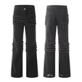 Niche Loose Denim Trousers Men's Design Sense