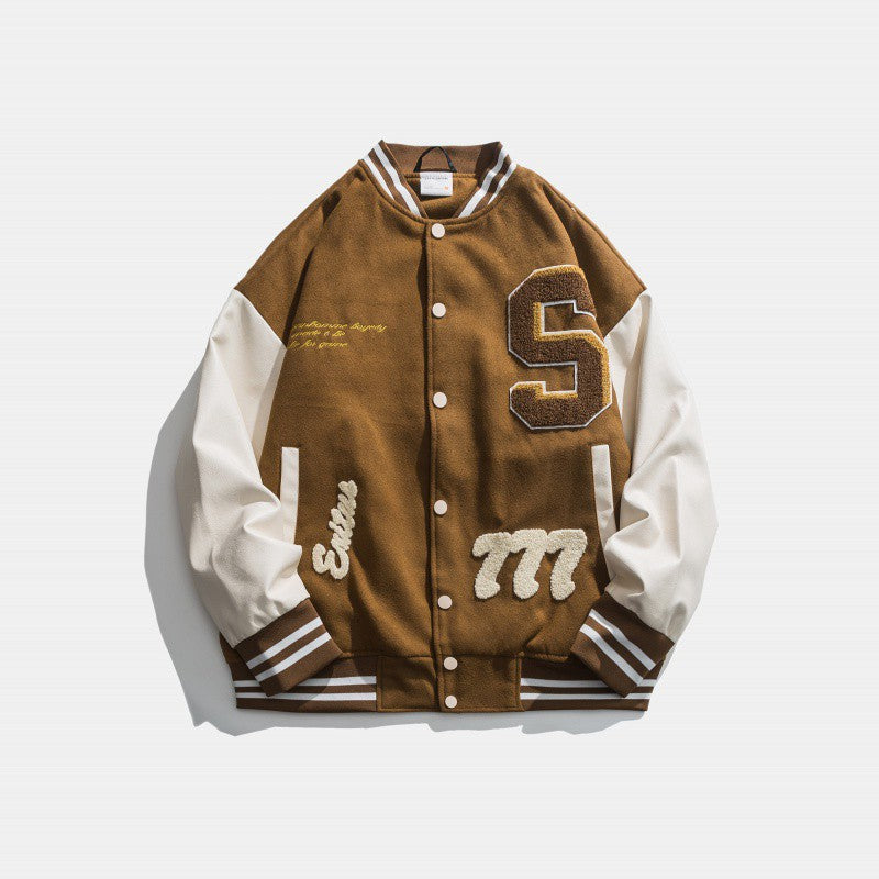 New Style Baseball Uniform Men's And Women's Jackets