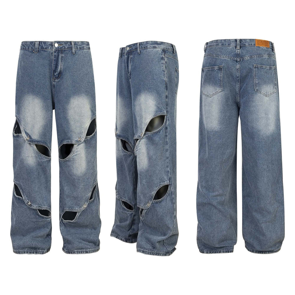 Same Style Fashion Brand Loose Wide-leg Straight Pants