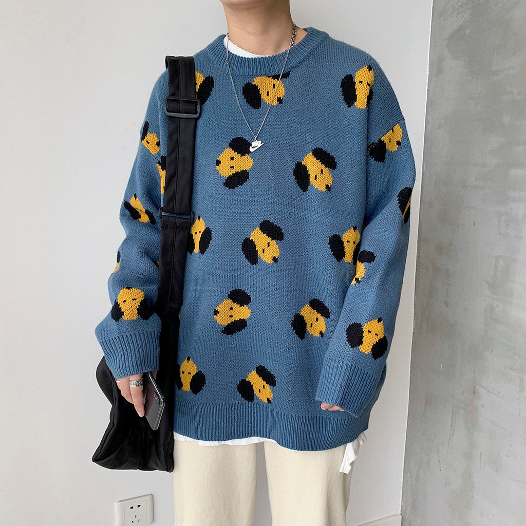Doggy Round Neck Sweater
