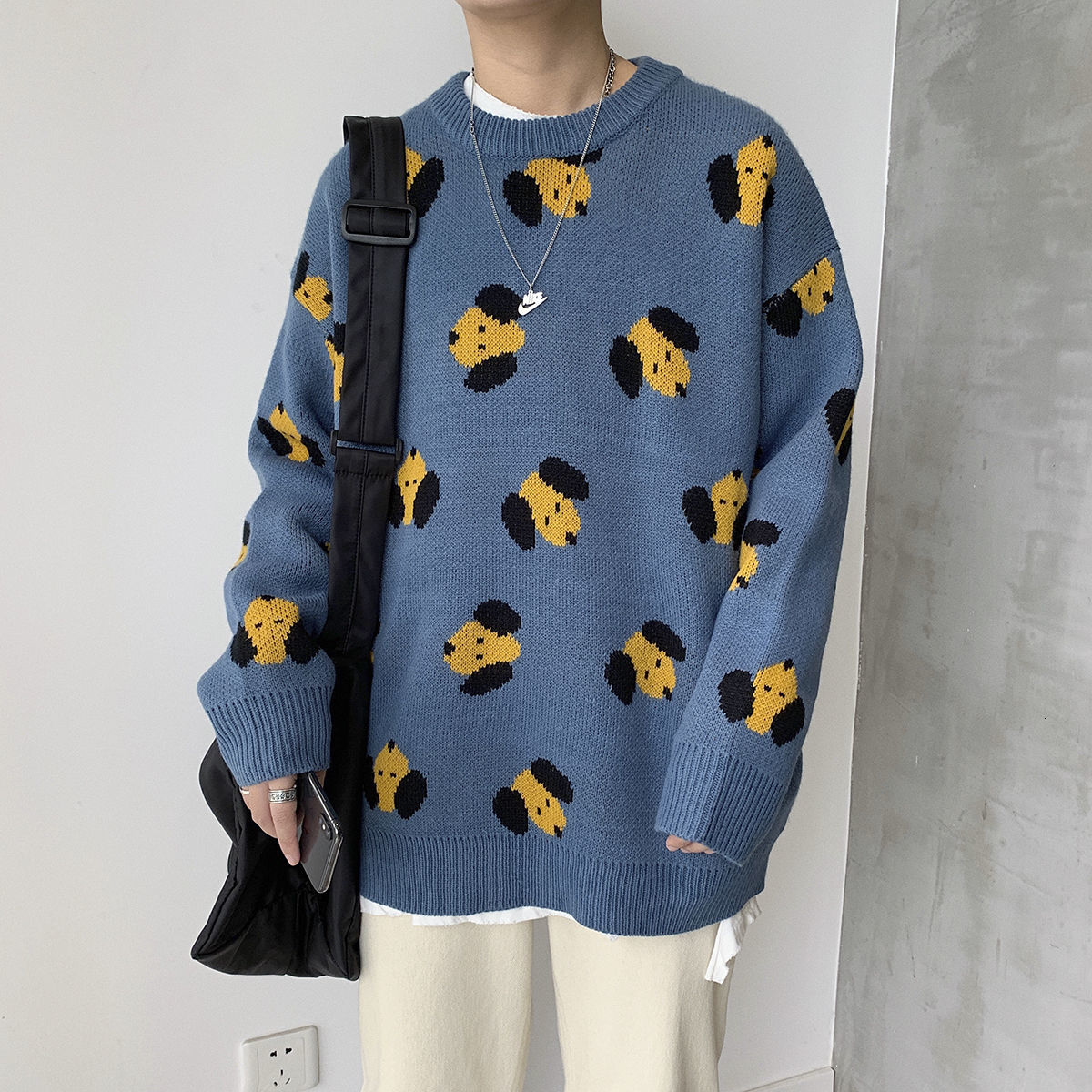 Doggy Round Neck Sweater