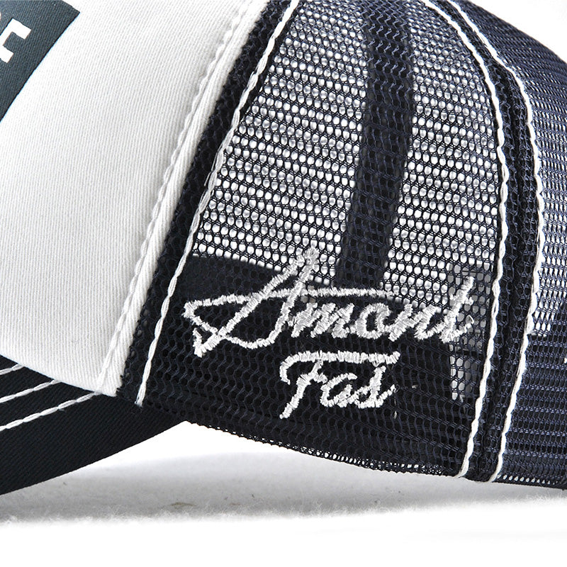 Letter Net Baseball Cap