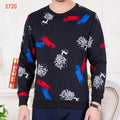 Middle-aged And Elderly Men's Round Neck Bottoming Sweater