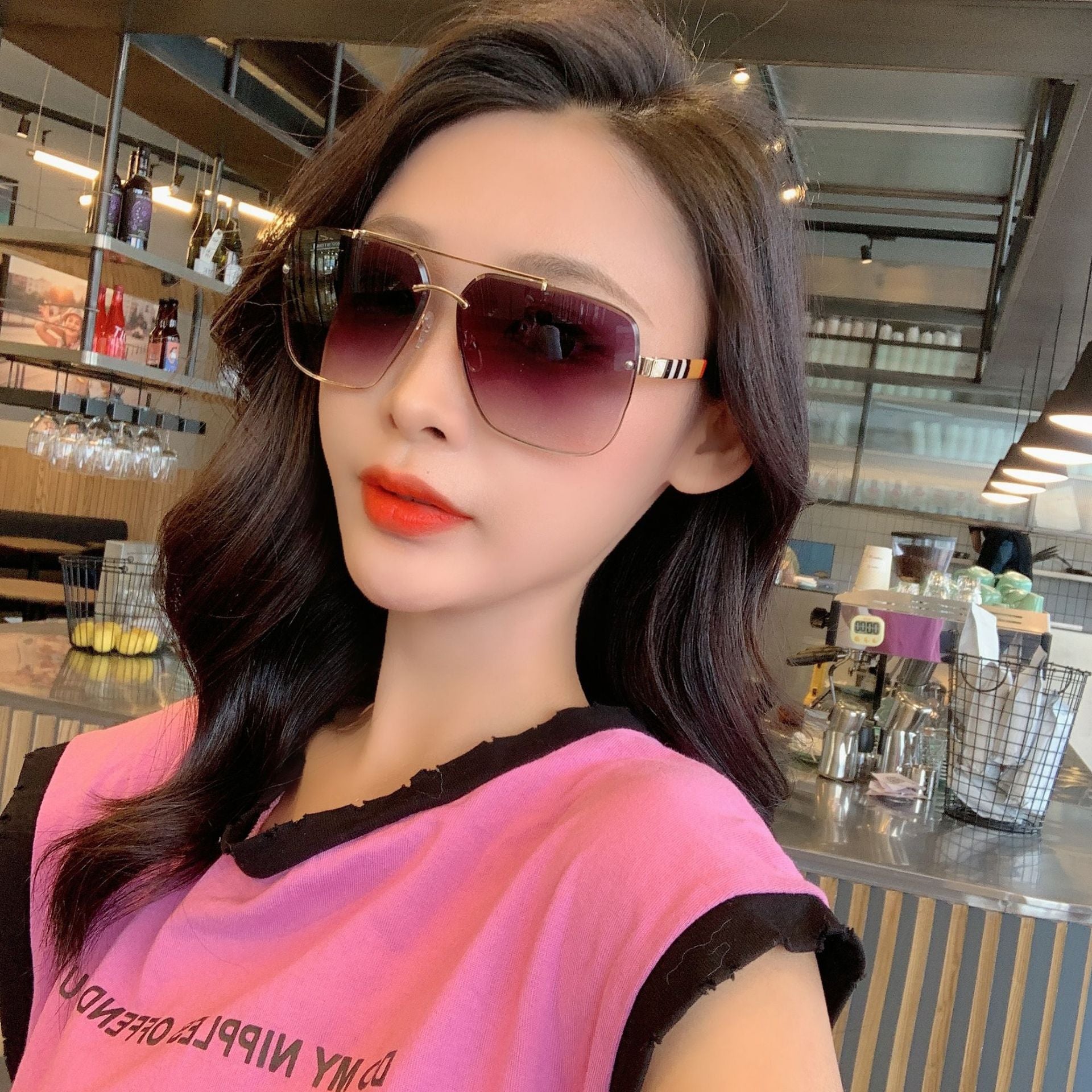 Retro Square Frame Men's Sunglasses