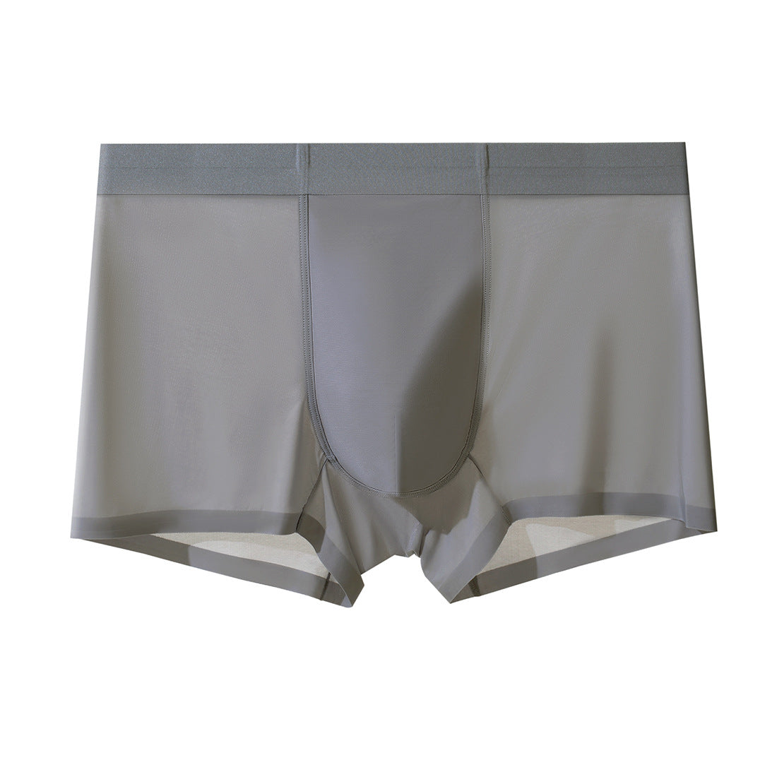 20D Nylon Seamless Quick-drying Boxer Briefs In Ice Silk Fabric