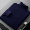 Men's High Lapel Pullover Autumn And Winter Loose Knitted