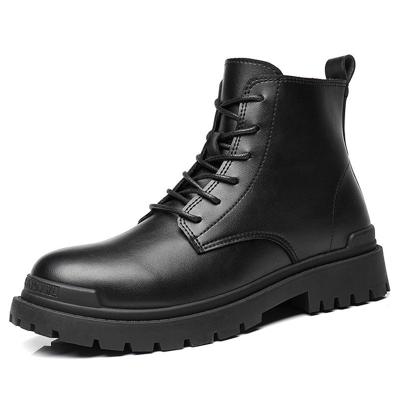 New Men's Casual Leather British Retro Martin Boots
