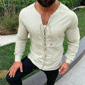 Tether cardigan sports cotton and linen shirt