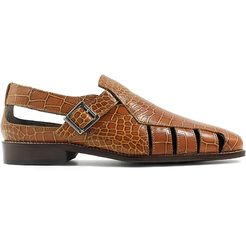 Flat wedge casual casual men's shoes