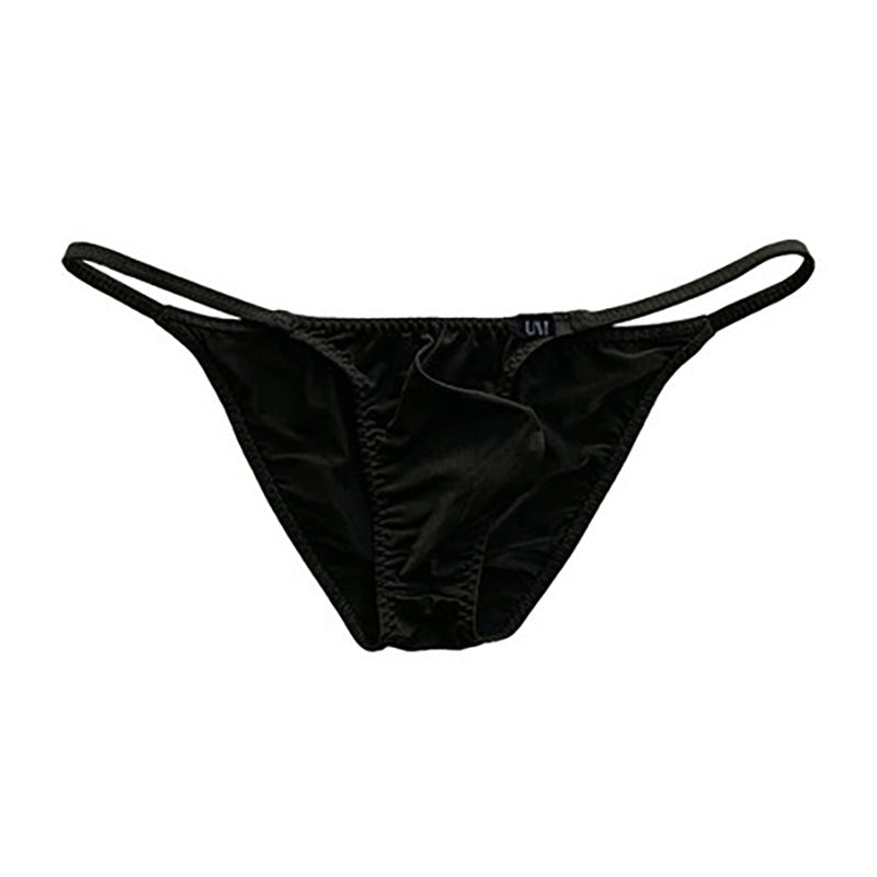 Sexy Solid Color Translucent Thin Briefs