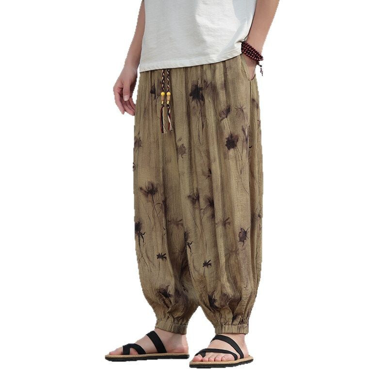 Summer Men's Thin Breathable Fashion Casual Pants