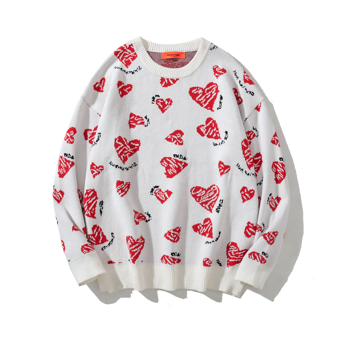 Oversized Casual Trendy Hip-hop Crew Neck Sweater