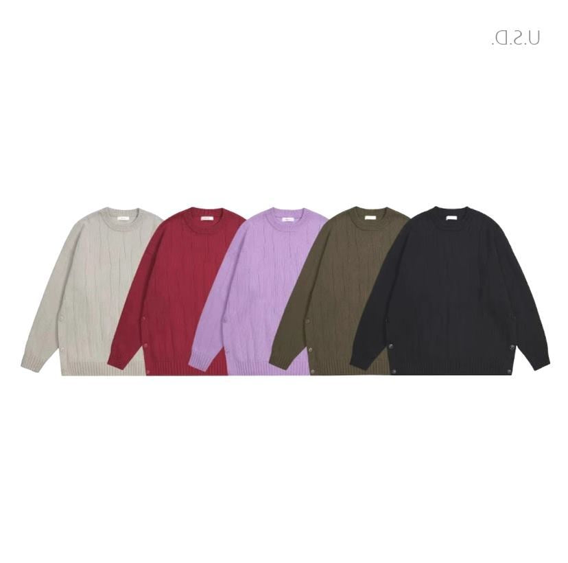 Autumn Classic Breasted Sweater Loose Casual