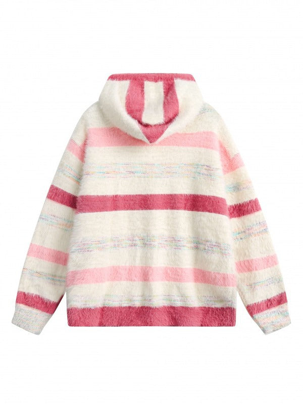 Trendy Pu Shuai Pullover Sweater Hooded Sweater