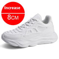 Summer New Invisible Height-increasing Shoes Men's 8CM Breathable Clunky Sneakers