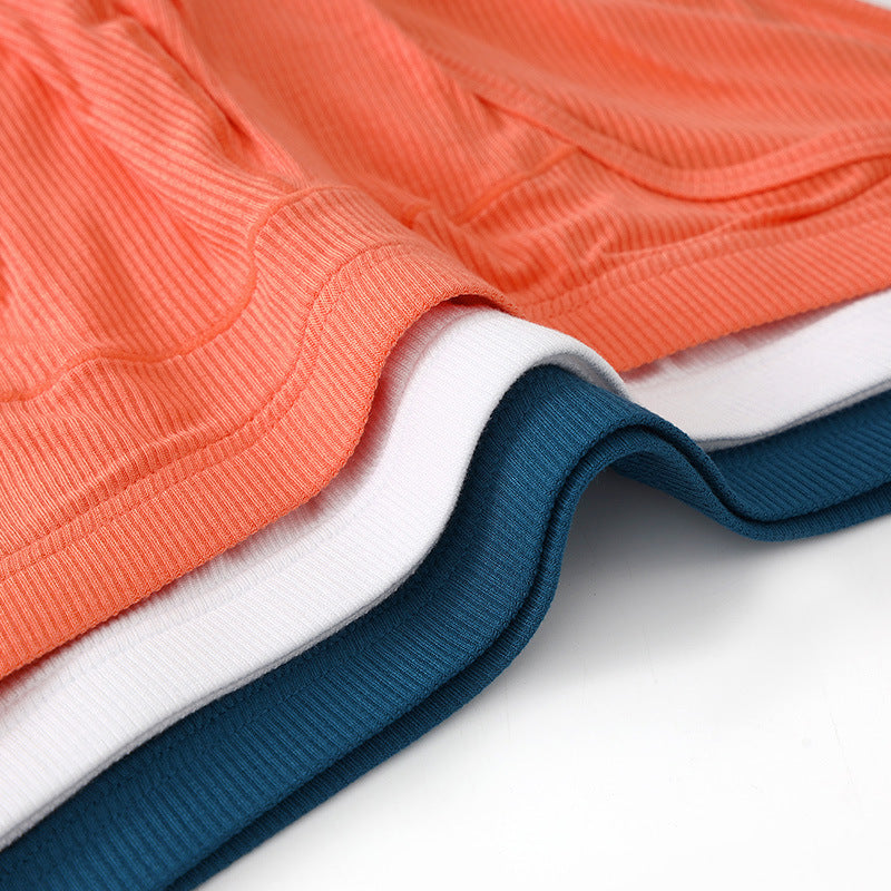 Men's Briefs Convex Low Waist Briefs Breathable Sexy Youth Underwear Solid Color Loose Pants