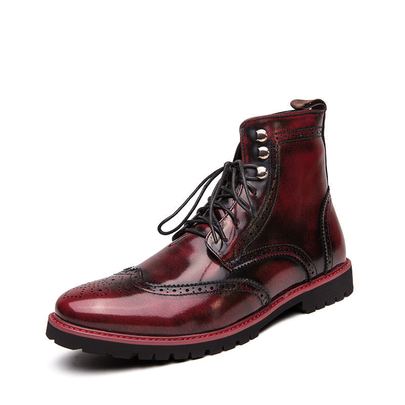 Men's And Women's Fashion High-top British Style Martin Boots