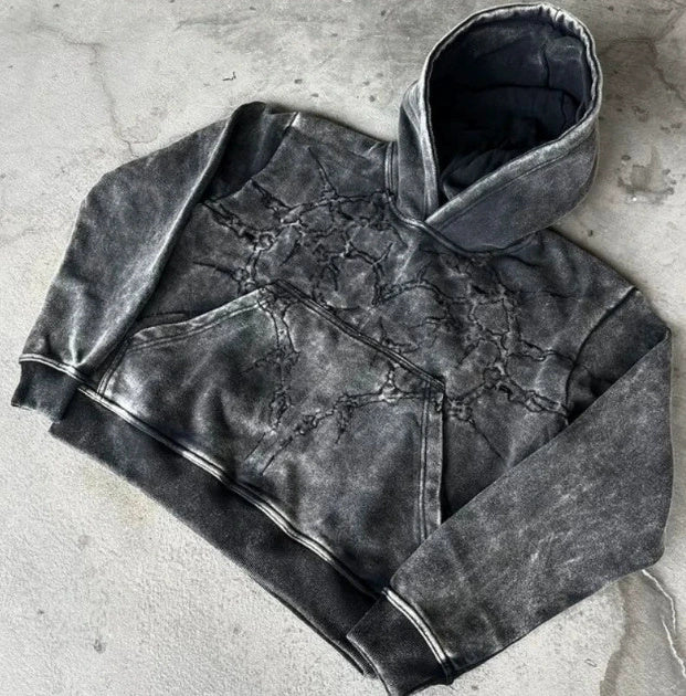 Casual Letter Print Men's Hoodie